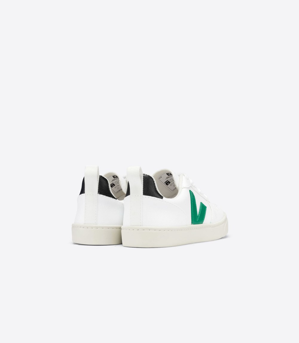 Veja Trainers Kids White - V-10 Lace Cwl - SGOJ-59462